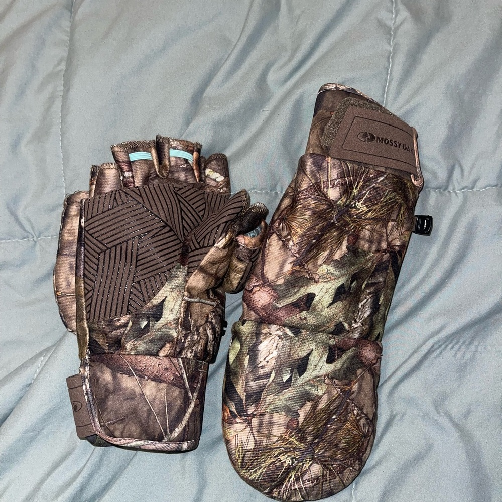 Mossy Oak Camouflage Convertible Mittens